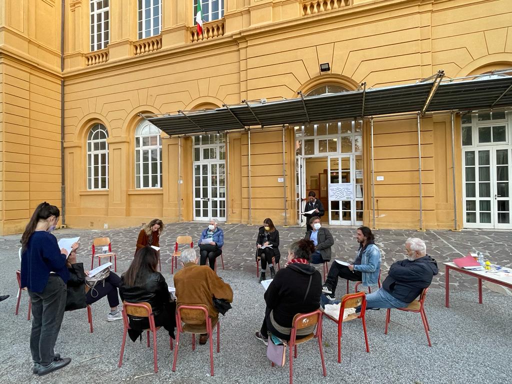 Laboratorio Luoghi parlanti: segni grafici in Piazza San Marco